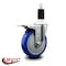Service Caster 5'' Blue Poly Swivel 1-3/8'' Expanding Stem Caster Total Lock Brake SCC-EXTTL20S514-PPUB-BLUE-138 - alternate 4